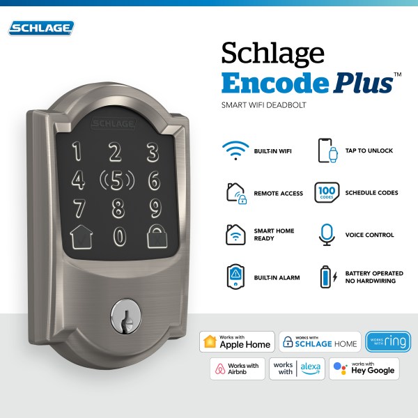 Encode Plus overview card with feature icons and works with badges